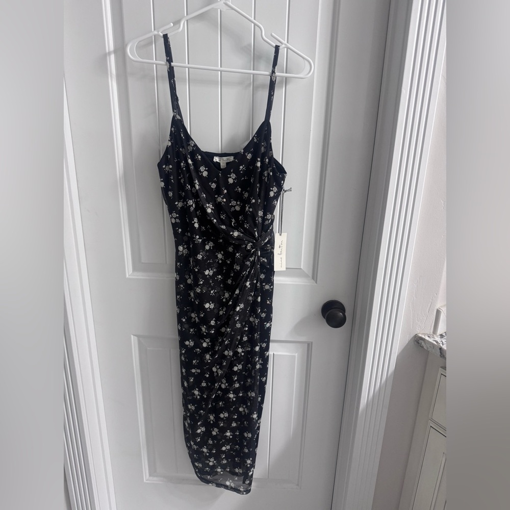 Nine Britton Vivian Knit Mesh Midi Dress - Picture 10 of 12